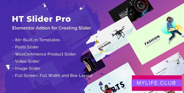 HT Slider Pro For Elementor v1.0.2