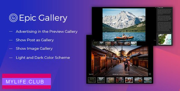 Epic Zoom Gallery v1.0.1 – WordPress Plugin & Add Ons for Elementor & WPBakery Page Builder