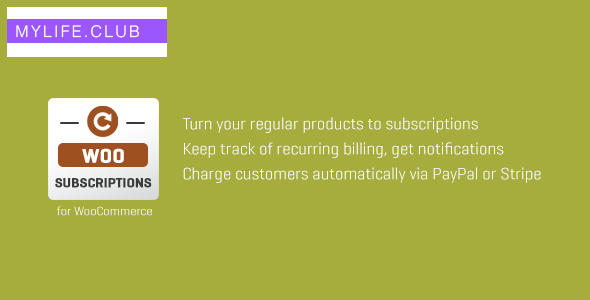 Subscriptio v3.0.4 – WooCommerce Subscriptions