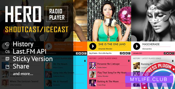 Hero v3.1 – Shoutcast and Icecast Radio Player