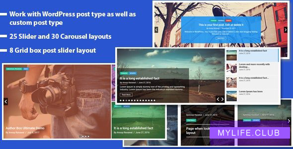 Responsive Recent Post Slider Pro plugin for WordPress v1.4.1