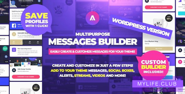 Asgard v1.1.5 – Multipurpose Messages and Social Builder Plugin