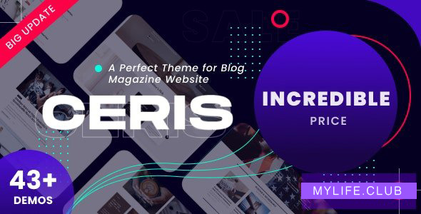 Ceris v3.7 – Magazine & Blog WordPress Theme