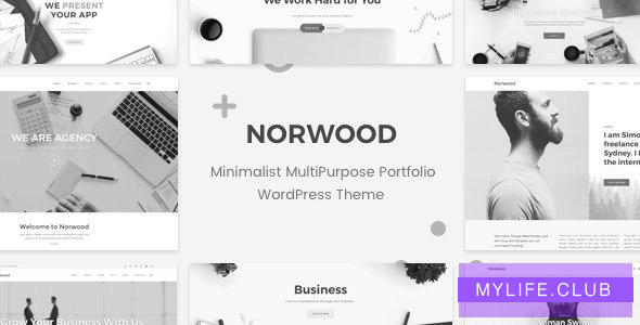 Norwood v1.2.1 – Minimalist MultiPurpose Portfolio WordPress Theme