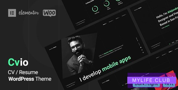 Cvio v3.0.5 – CV Resume Theme