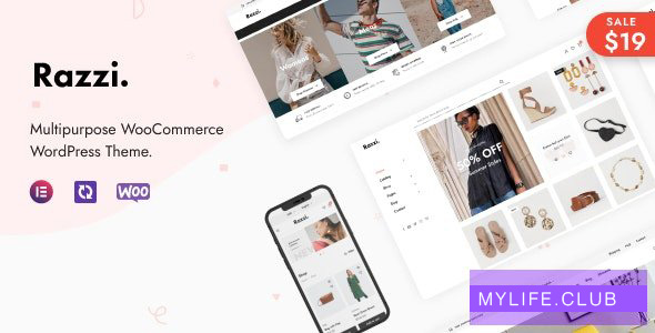 Razzi V1.2.0  – 多用途Woocommerce WordPress主题