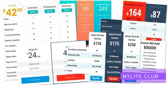 Easy Pricing Tables Premium Agency v3.1.3