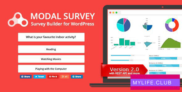 Modal Survey v2.0.1.9 – 民意调查，调查＆测验插件