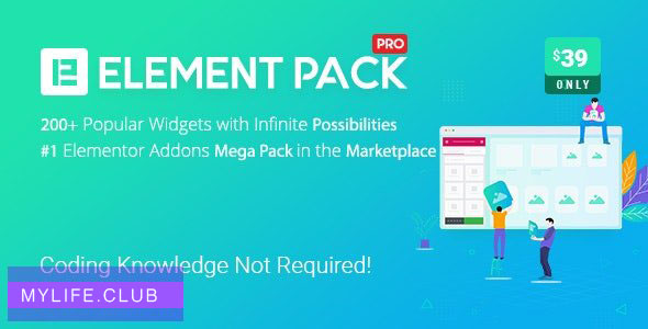 Element Pack V6.0.0  –  Elector for Elementor Page Builder WordPress插件【nulled】