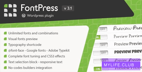 FontPress v3.2.2 – WordPress Font Manager