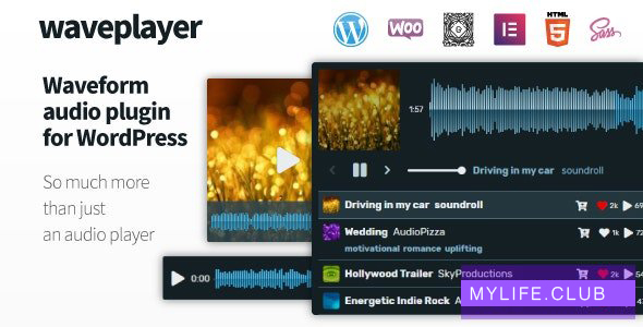 WavePlayer v3.1.7 – Audio Player with Waveform and Playlist