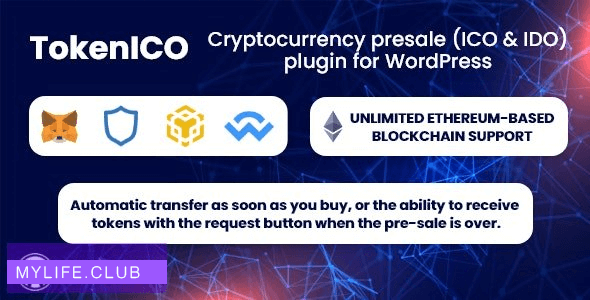 TokenICO v1.1.2 – Cryptocurrency presale (ICO & IDO) plugin for WordPress