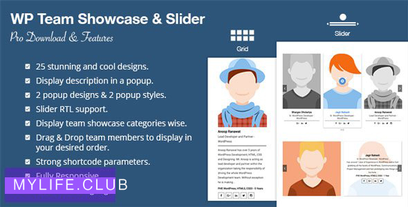 WP Team Showcase and Slider Pro v1.5.0