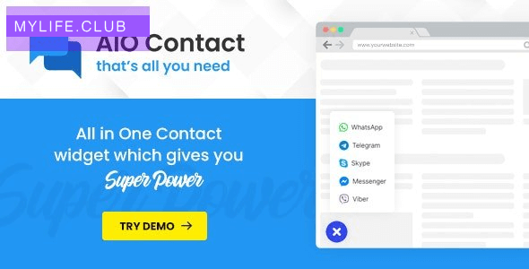 AIO Contact v2.2.0 – All in One Contact Widget