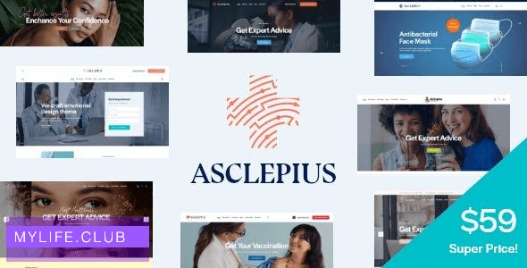 Asclepius v1.0 – Doctor, Medical & Healthcare WordPress Theme