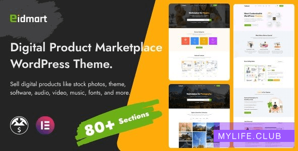 Eidmart v1.9 – Digital Marketplace WordPress Theme 【nulled】