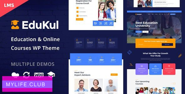 Edukul v1.17 – Online Courses WordPress Theme