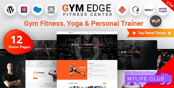 Gym Edge v4.2.6 – Gym Fitness WordPress Theme