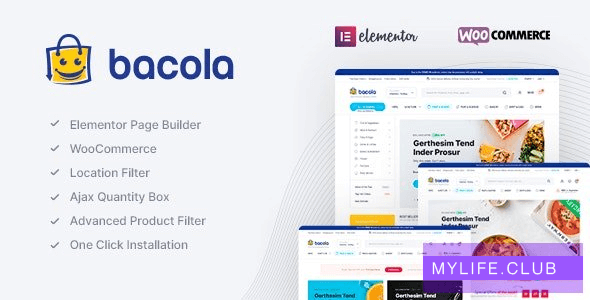 Bacola v1.1.4 – Grocery Store and Food eCommerce Theme 【nulled】